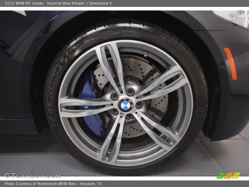 Imperial Blue Metallic / Silverstone II 2013 BMW M5 Sedan