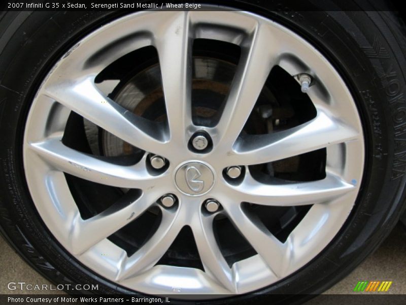 Serengeti Sand Metallic / Wheat Beige 2007 Infiniti G 35 x Sedan