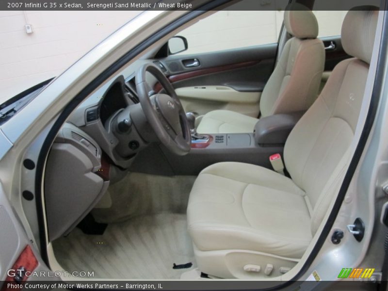 Serengeti Sand Metallic / Wheat Beige 2007 Infiniti G 35 x Sedan