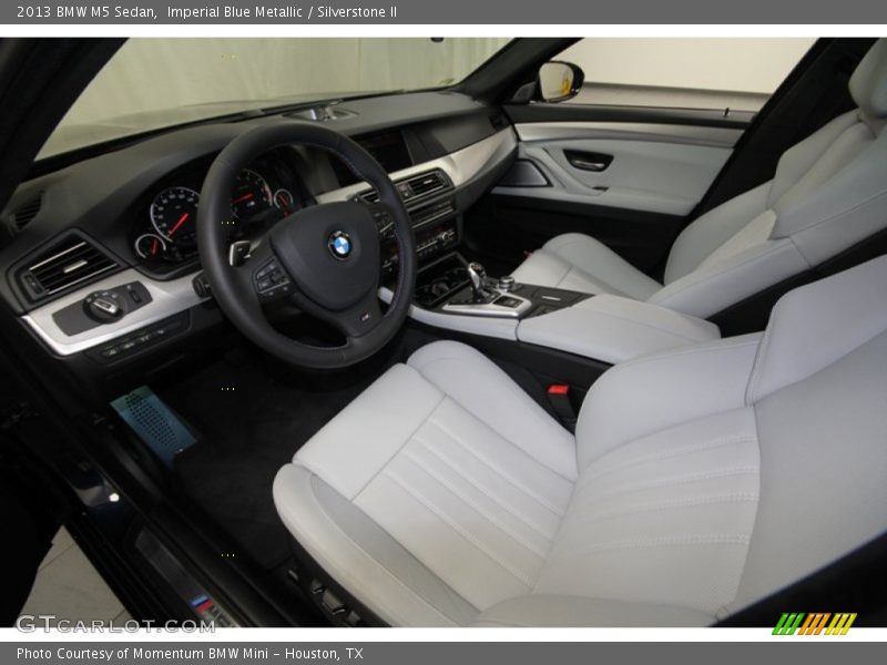 Imperial Blue Metallic / Silverstone II 2013 BMW M5 Sedan