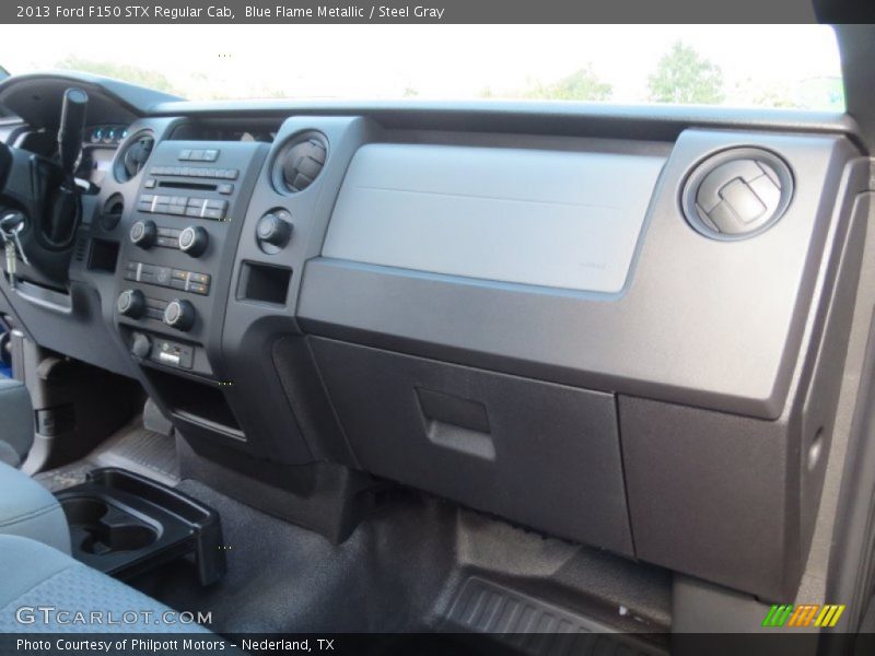 Blue Flame Metallic / Steel Gray 2013 Ford F150 STX Regular Cab