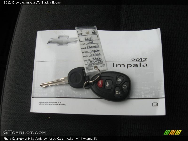 Black / Ebony 2012 Chevrolet Impala LT