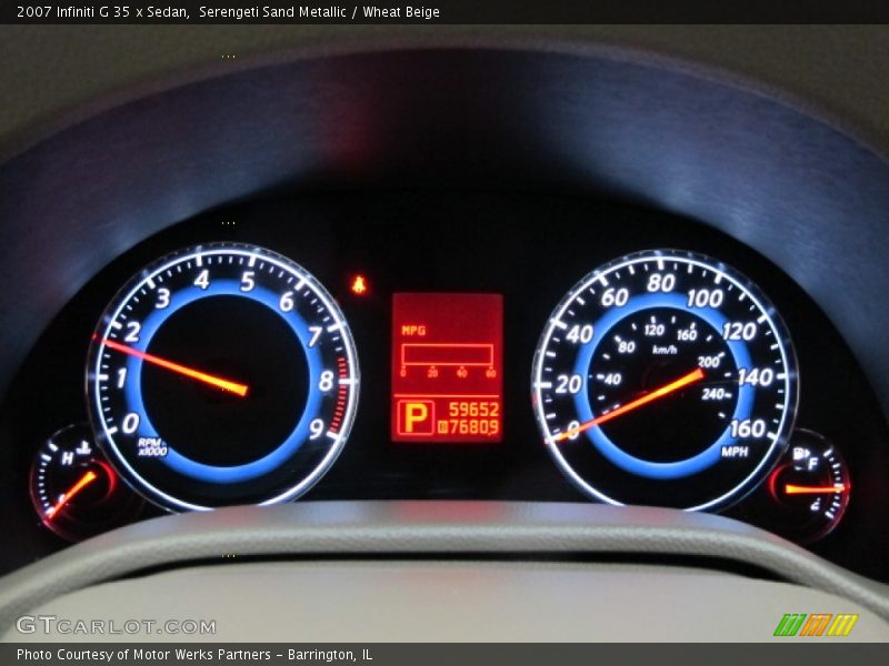 Serengeti Sand Metallic / Wheat Beige 2007 Infiniti G 35 x Sedan