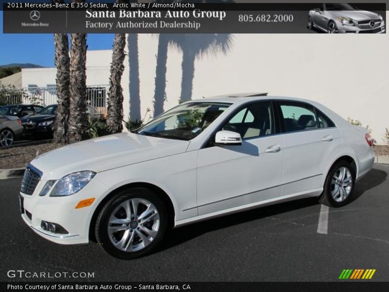 Arctic White / Almond/Mocha 2011 Mercedes-Benz E 350 Sedan