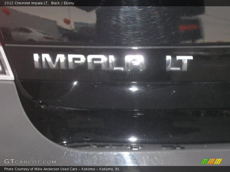 Black / Ebony 2012 Chevrolet Impala LT