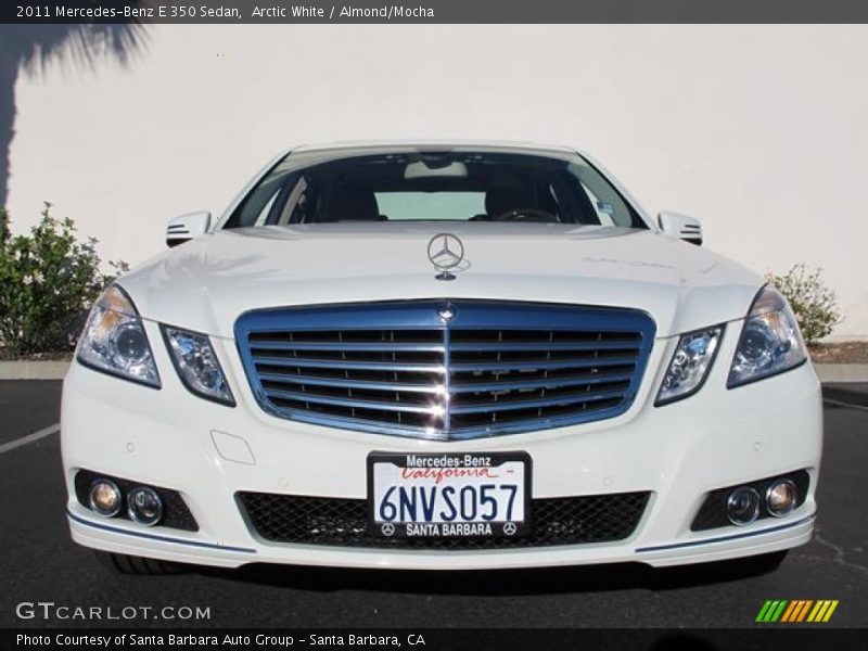 Arctic White / Almond/Mocha 2011 Mercedes-Benz E 350 Sedan
