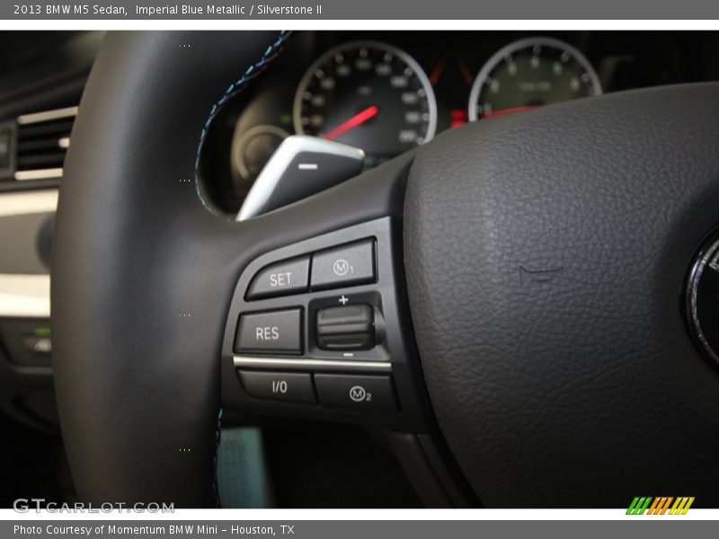 Imperial Blue Metallic / Silverstone II 2013 BMW M5 Sedan