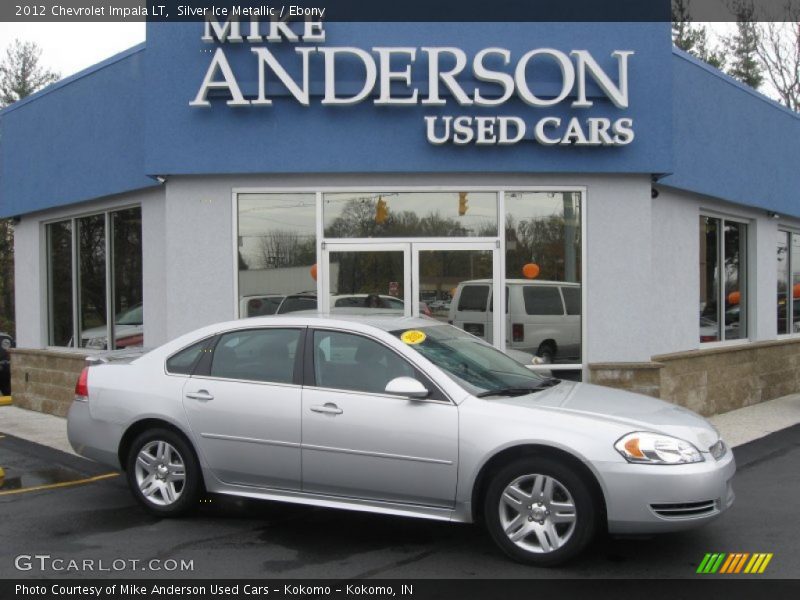 Silver Ice Metallic / Ebony 2012 Chevrolet Impala LT