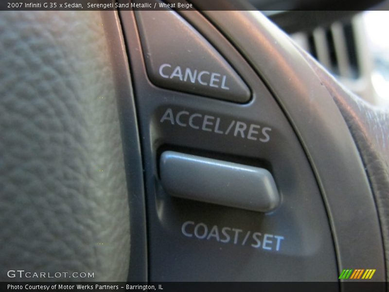 Serengeti Sand Metallic / Wheat Beige 2007 Infiniti G 35 x Sedan