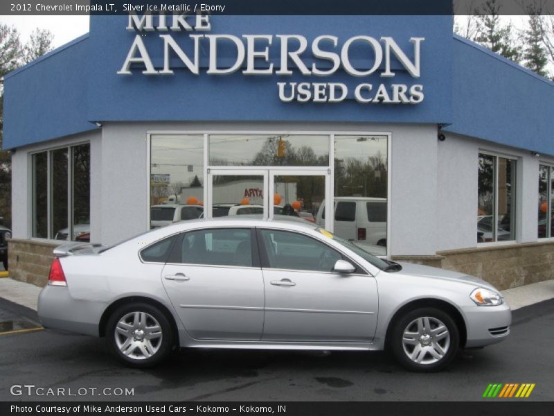 Silver Ice Metallic / Ebony 2012 Chevrolet Impala LT