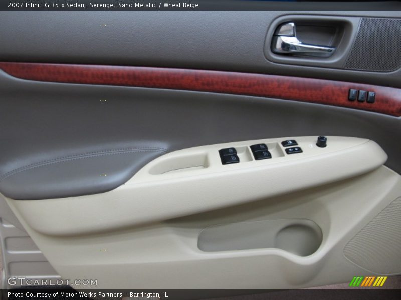 Serengeti Sand Metallic / Wheat Beige 2007 Infiniti G 35 x Sedan