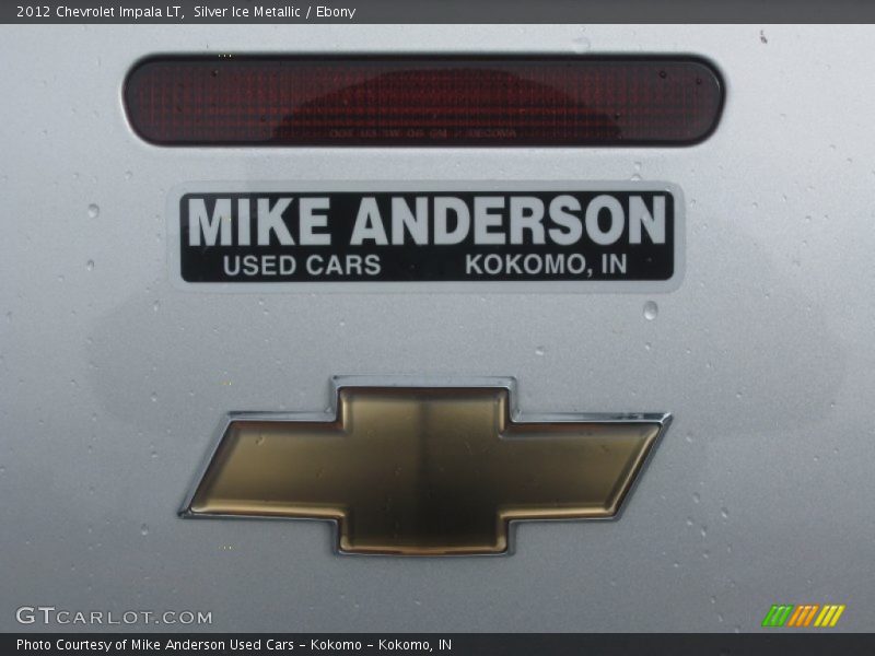 Silver Ice Metallic / Ebony 2012 Chevrolet Impala LT