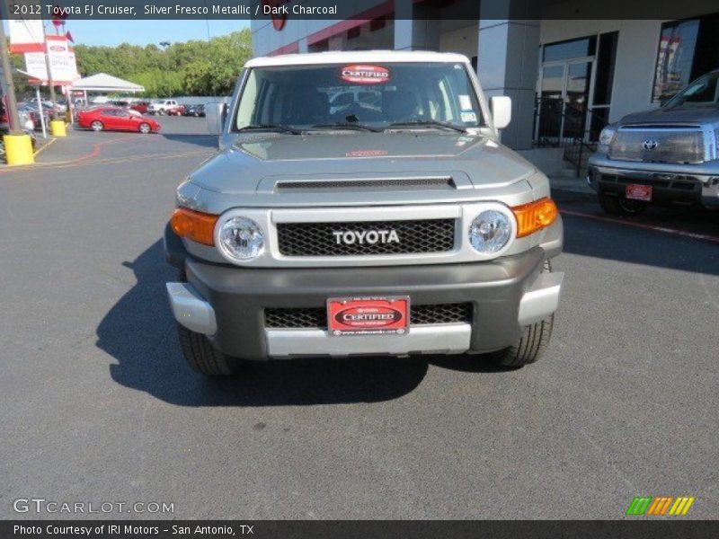 Silver Fresco Metallic / Dark Charcoal 2012 Toyota FJ Cruiser