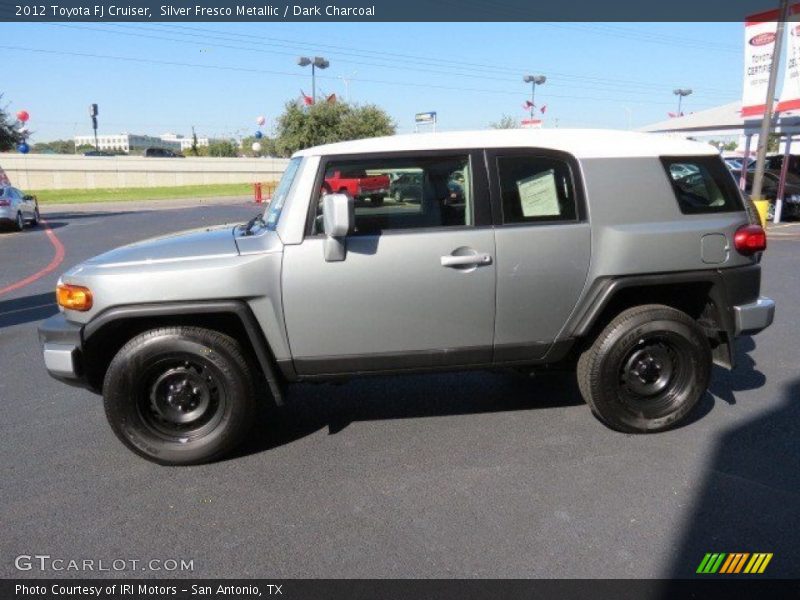 Silver Fresco Metallic / Dark Charcoal 2012 Toyota FJ Cruiser
