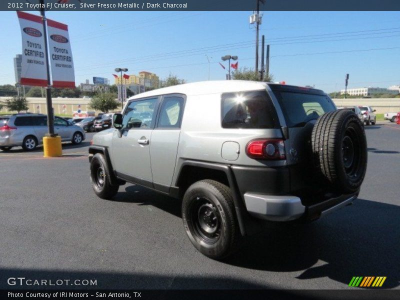 Silver Fresco Metallic / Dark Charcoal 2012 Toyota FJ Cruiser