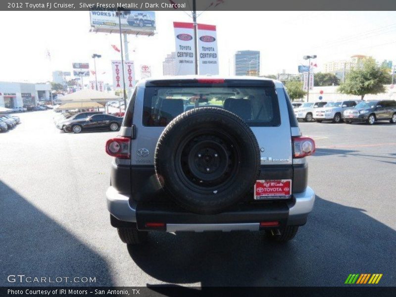 Silver Fresco Metallic / Dark Charcoal 2012 Toyota FJ Cruiser