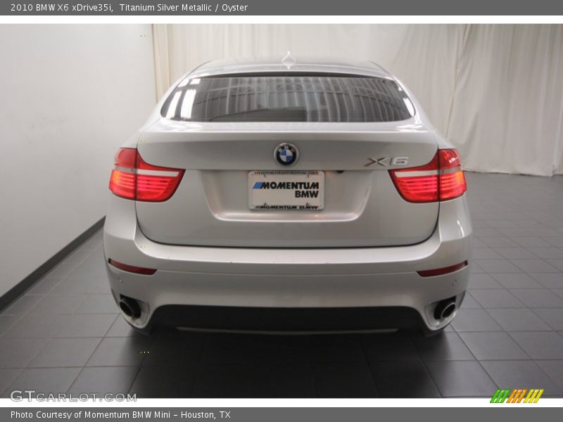 Titanium Silver Metallic / Oyster 2010 BMW X6 xDrive35i