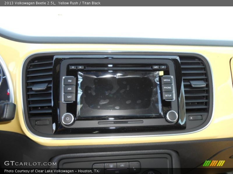 Yellow Rush / Titan Black 2013 Volkswagen Beetle 2.5L