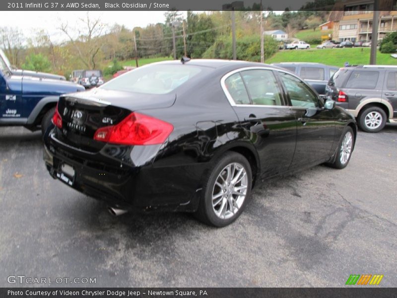 Black Obsidian / Stone 2011 Infiniti G 37 x AWD Sedan