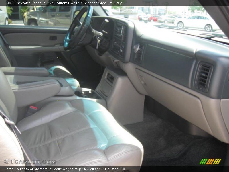 Summit White / Graphite/Medium Gray 2002 Chevrolet Tahoe LS 4x4
