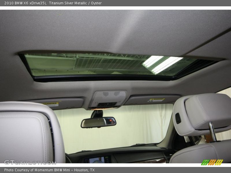 Titanium Silver Metallic / Oyster 2010 BMW X6 xDrive35i