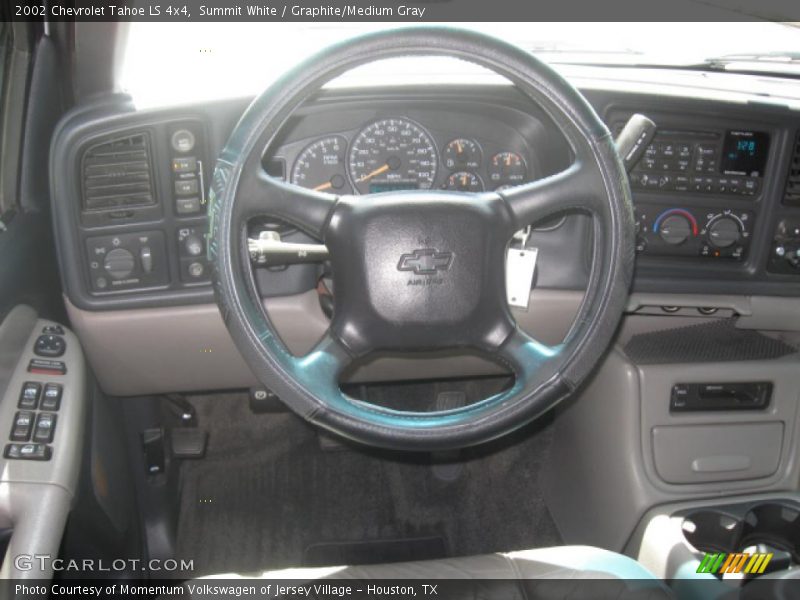 Summit White / Graphite/Medium Gray 2002 Chevrolet Tahoe LS 4x4