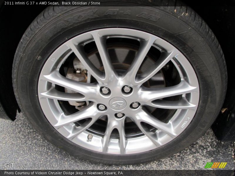  2011 G 37 x AWD Sedan Wheel