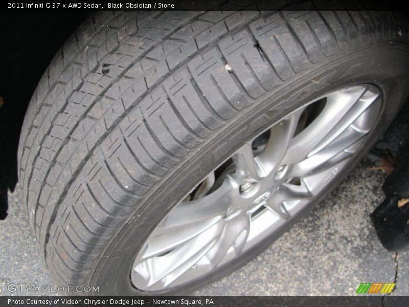 Black Obsidian / Stone 2011 Infiniti G 37 x AWD Sedan