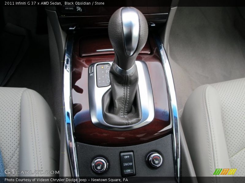  2011 G 37 x AWD Sedan 7 Speed ASC Automatic Shifter
