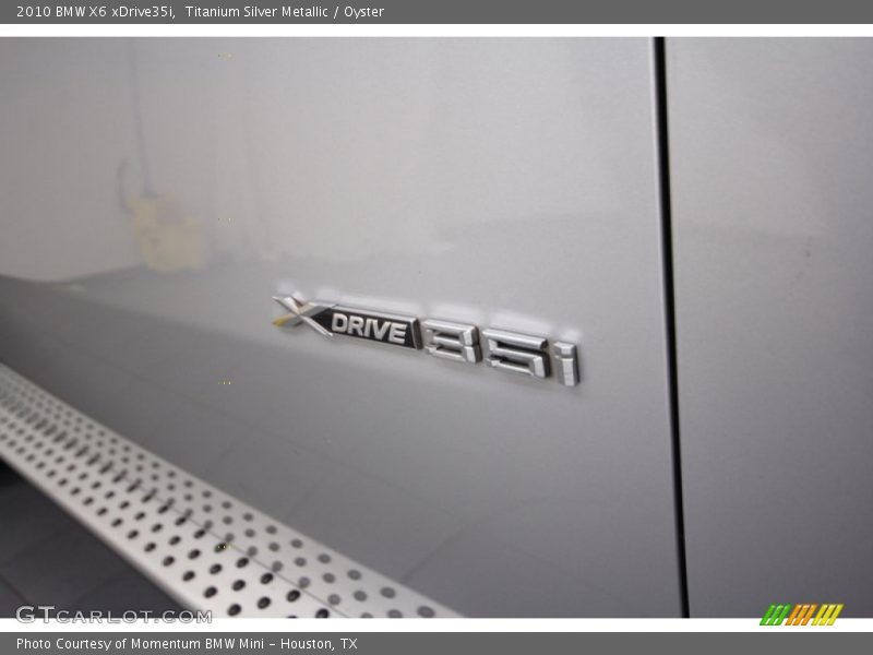 Titanium Silver Metallic / Oyster 2010 BMW X6 xDrive35i