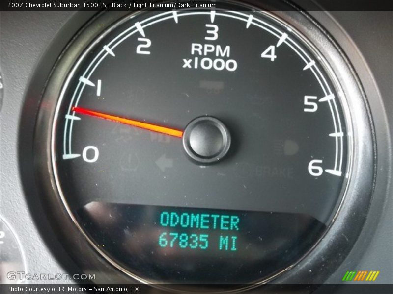 Black / Light Titanium/Dark Titanium 2007 Chevrolet Suburban 1500 LS