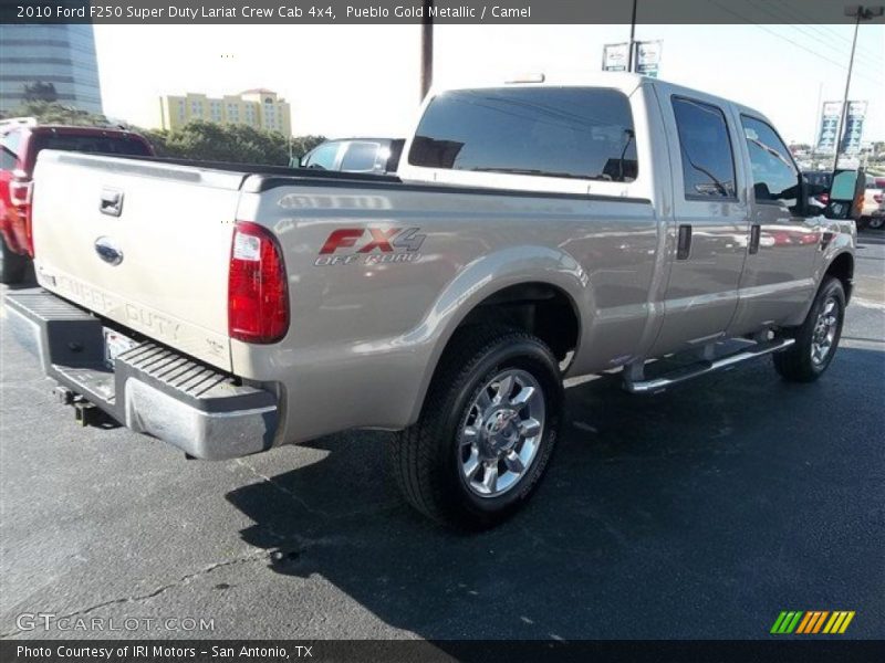 Pueblo Gold Metallic / Camel 2010 Ford F250 Super Duty Lariat Crew Cab 4x4