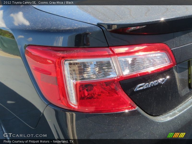 Cosmic Gray Mica / Black 2012 Toyota Camry SE