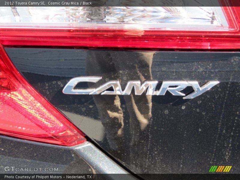 Cosmic Gray Mica / Black 2012 Toyota Camry SE
