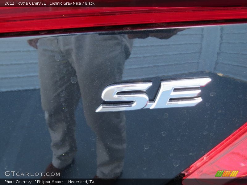 Cosmic Gray Mica / Black 2012 Toyota Camry SE