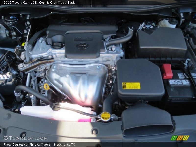 Cosmic Gray Mica / Black 2012 Toyota Camry SE
