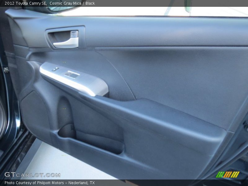 Cosmic Gray Mica / Black 2012 Toyota Camry SE