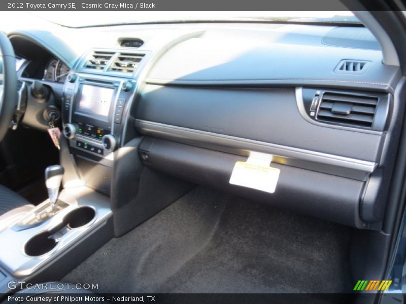 Cosmic Gray Mica / Black 2012 Toyota Camry SE