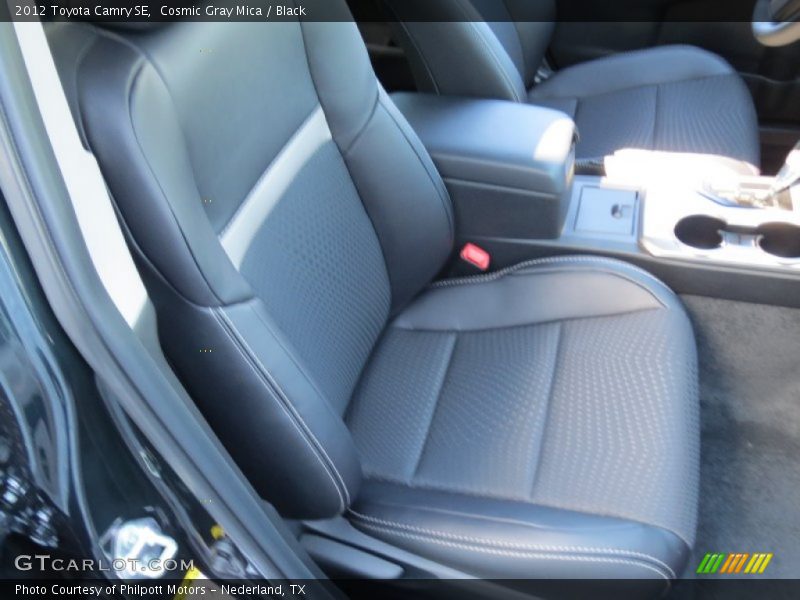 Cosmic Gray Mica / Black 2012 Toyota Camry SE
