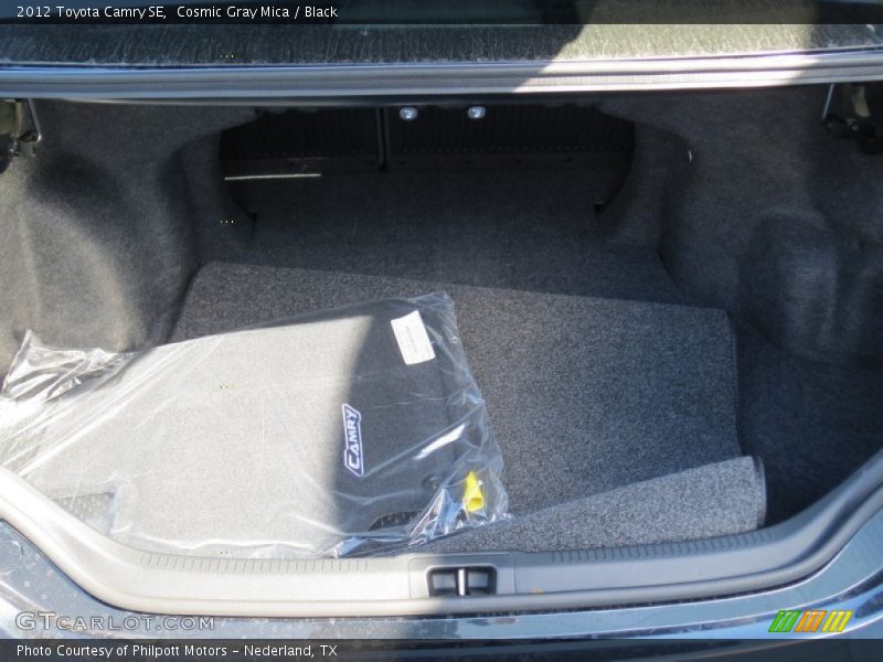 Cosmic Gray Mica / Black 2012 Toyota Camry SE