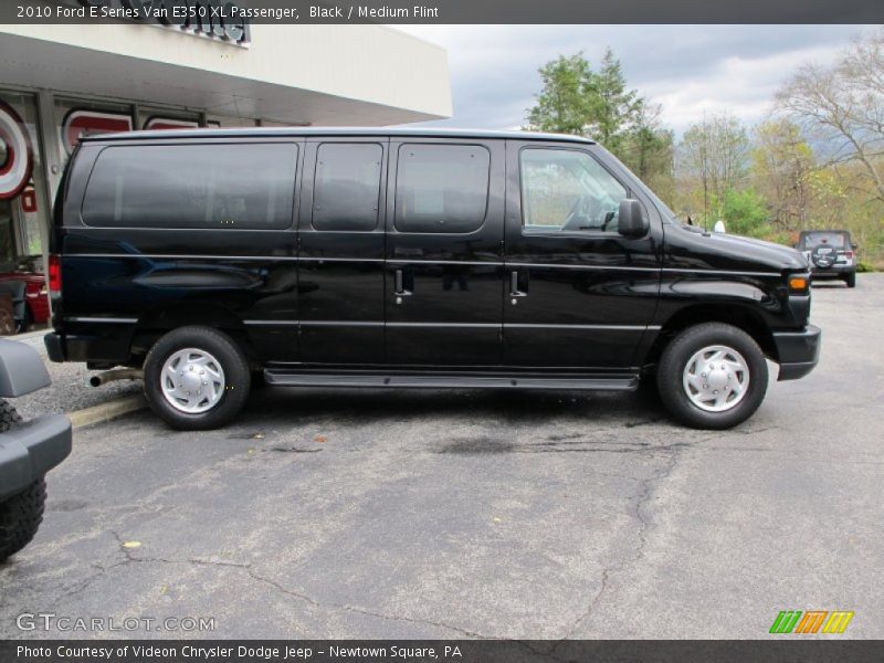 Black / Medium Flint 2010 Ford E Series Van E350 XL Passenger