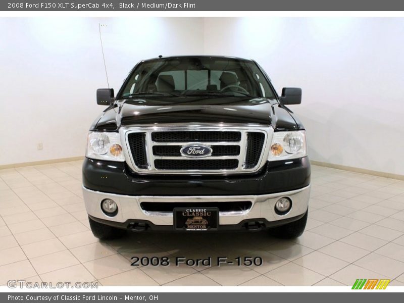 Black / Medium/Dark Flint 2008 Ford F150 XLT SuperCab 4x4