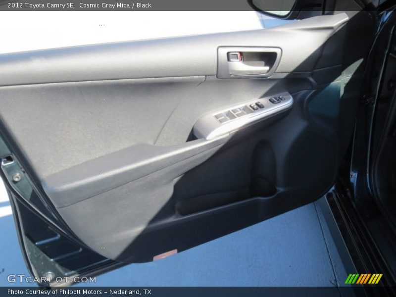 Cosmic Gray Mica / Black 2012 Toyota Camry SE