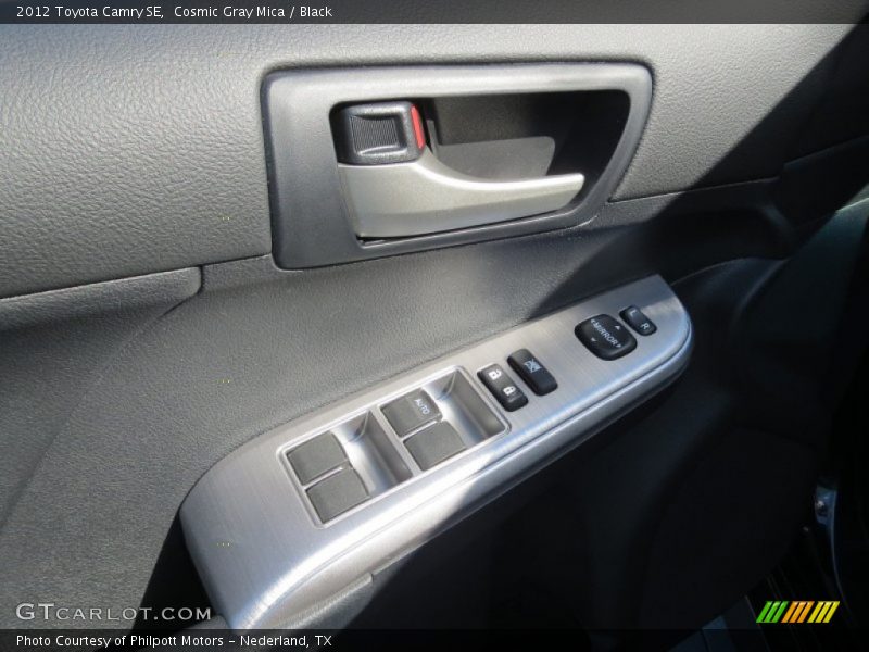 Cosmic Gray Mica / Black 2012 Toyota Camry SE