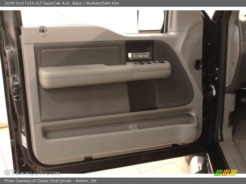 Black / Medium/Dark Flint 2008 Ford F150 XLT SuperCab 4x4