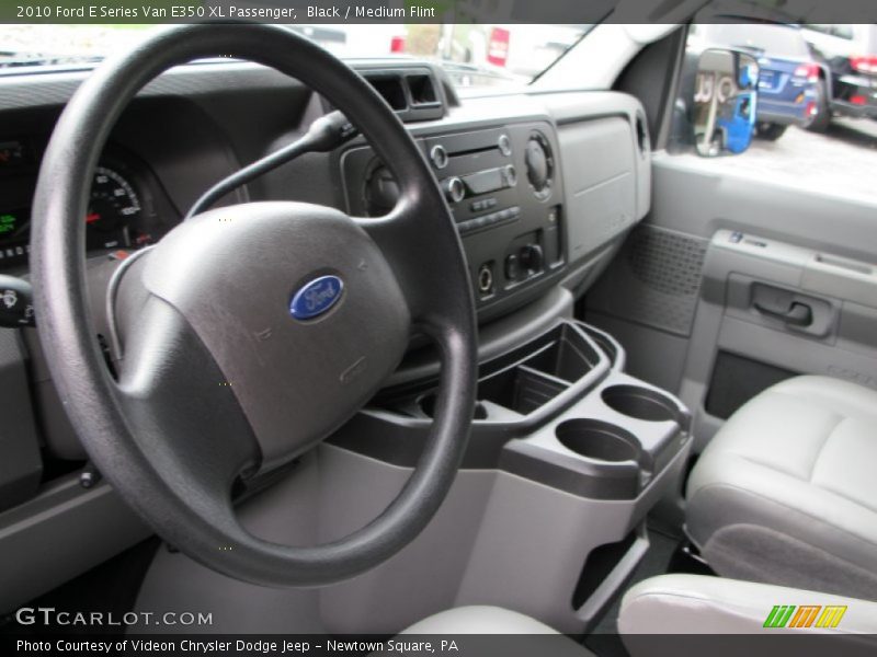 Black / Medium Flint 2010 Ford E Series Van E350 XL Passenger