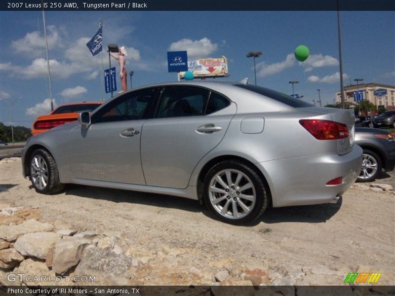 Tungsten Pearl / Black 2007 Lexus IS 250 AWD
