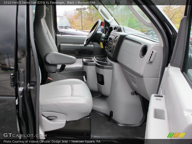 Black / Medium Flint 2010 Ford E Series Van E350 XL Passenger