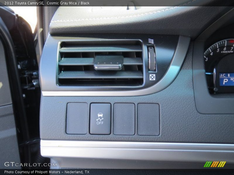 Cosmic Gray Mica / Black 2012 Toyota Camry SE