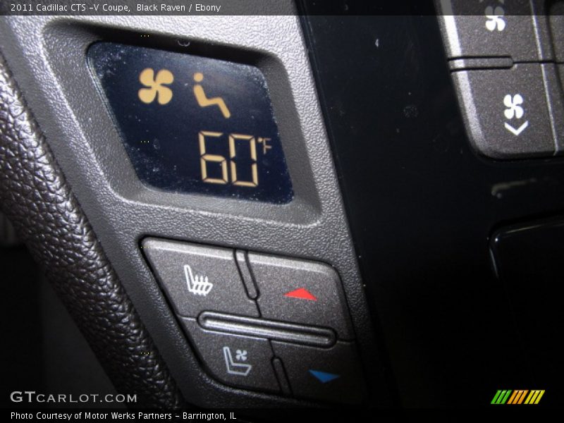 Controls of 2011 CTS -V Coupe